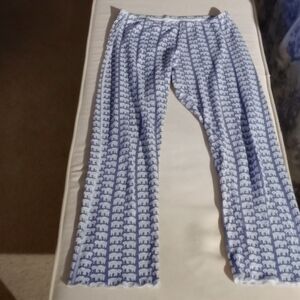 Roller Rabbit Elephant Pajama Bottoms Size Small